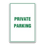 PRIVATE PARKING SIGN